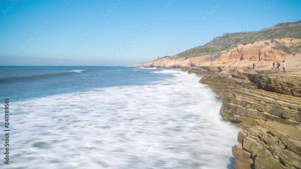 California Cliffs, Pacific Ocean, Waves, Point Cabrillo, San Diego Timelapse Video California Cliffs, Pacific Ocean, Waves, Point Cabrillo, San Diego Timelapse Video