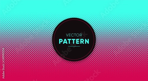 Vector halftone for backgrounds and designs - Vector