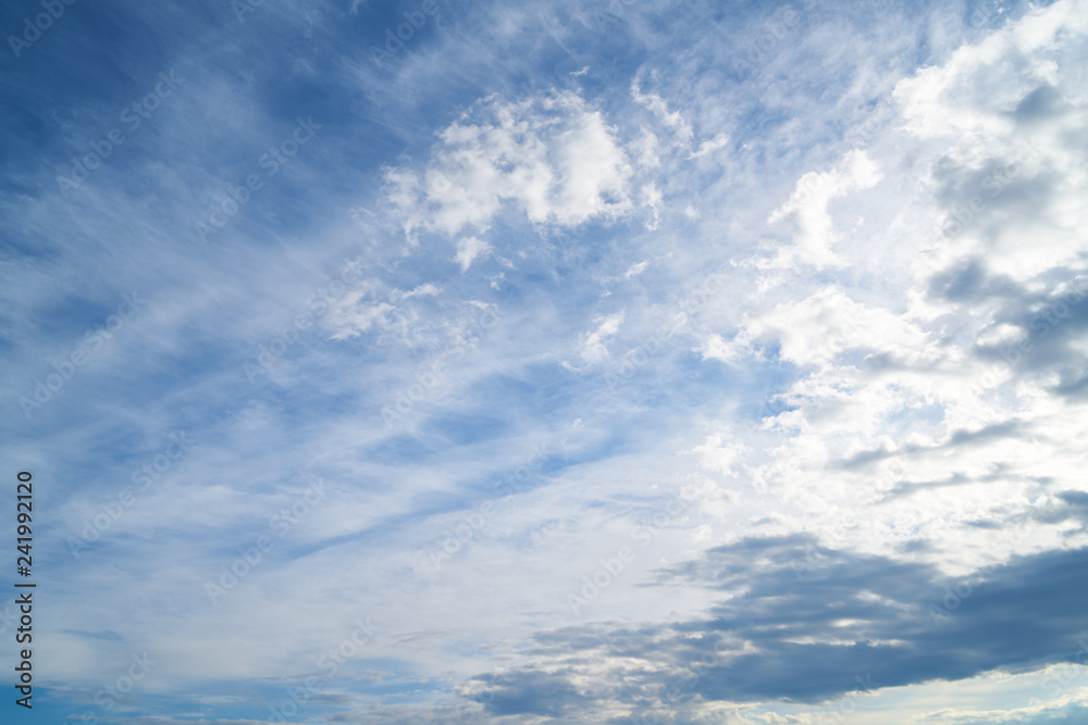 Sky and clouds background