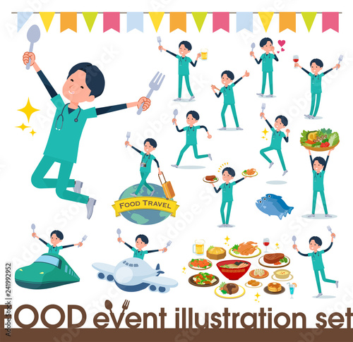 flat type surgical doctor men_food festival