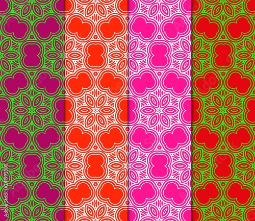 Unique, abstract geometric pattern. Seamless vector illustration. For fantastic design, wallpaper, background, print.