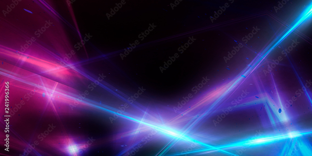 Abstract background with lines and glow