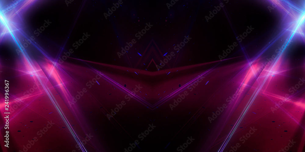 Abstract background with lines and glow