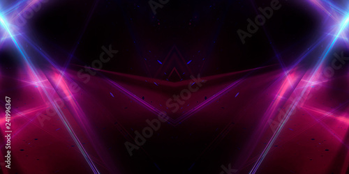 Abstract background with lines and glow © MiaStendal