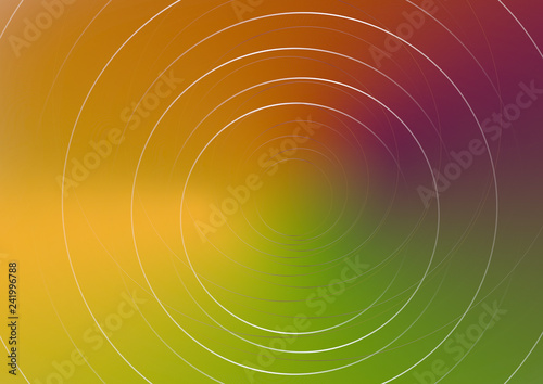 Autumn background circles design