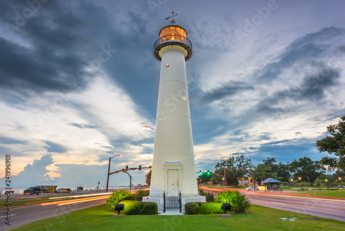 Biloxi, Mississippi USA at Biloxi Lighthouse