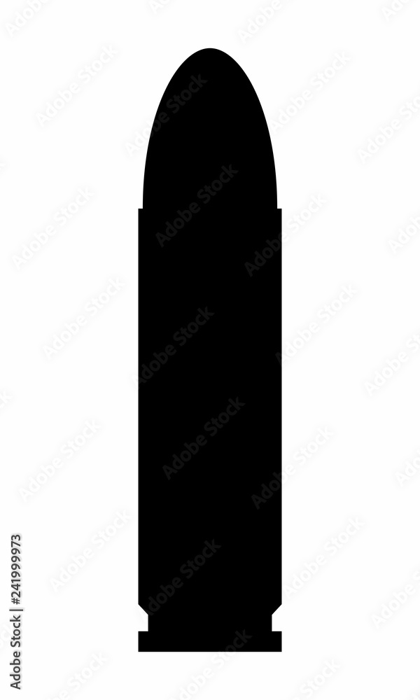 Bullet dark silhouette Bullet dark silhouette