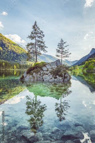 Dekoracja na wymiar  jezioro-hintersee-w-parku-narodowym-berchtesgadener-land-bawaria-niemcy