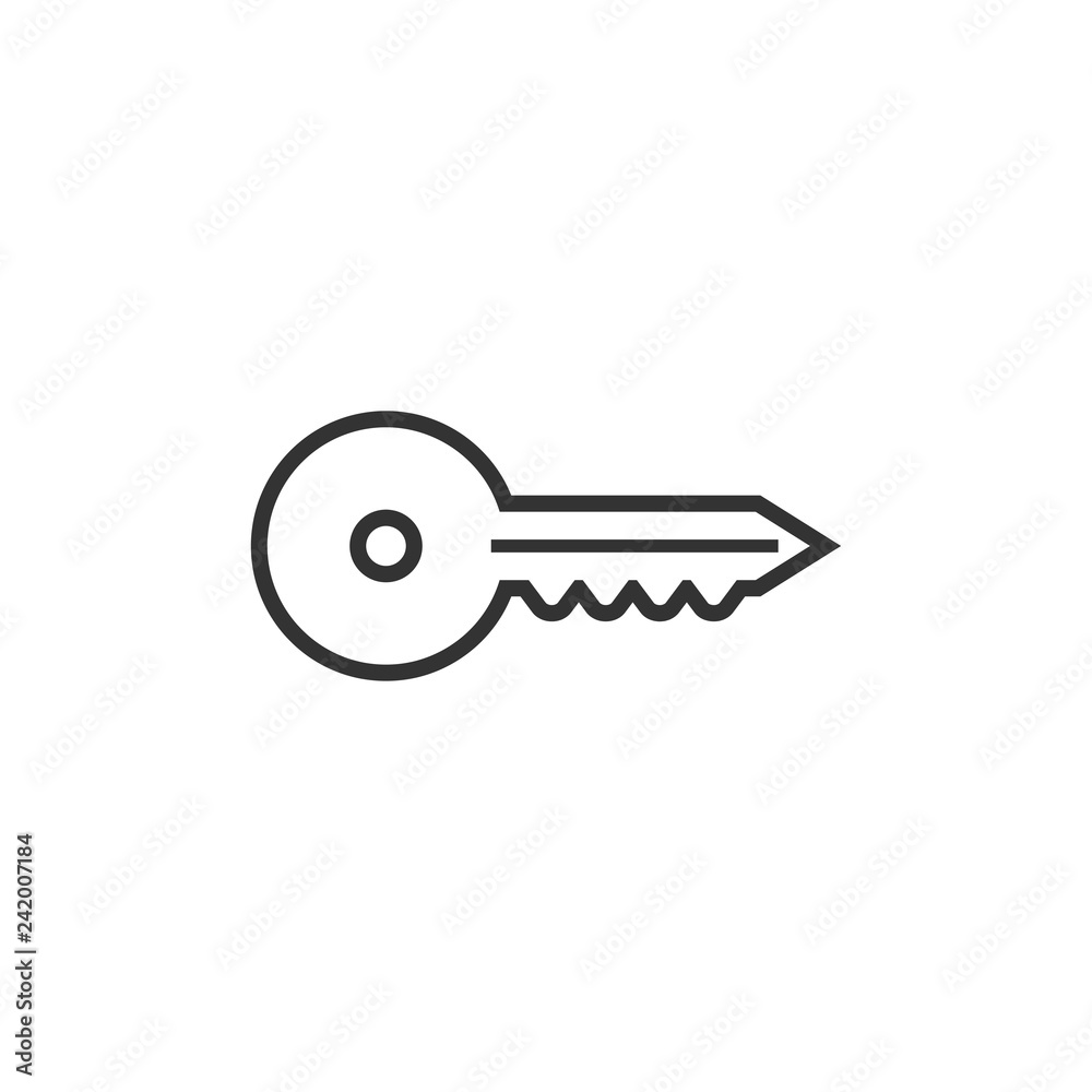 Key icon silhouette design template Key icon silhouette design template