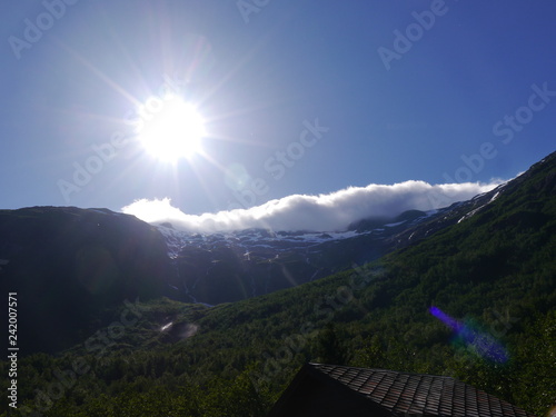 Sonne über KLetscher