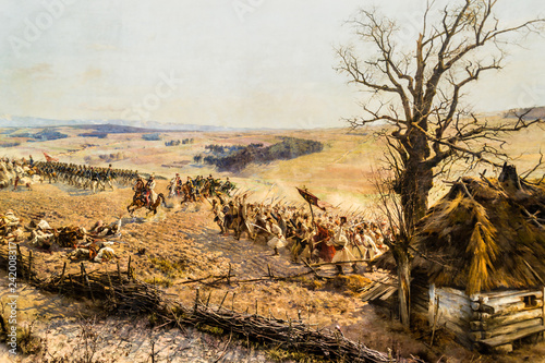 Obraz na płótnie Image of Racławice Panorama, Poland w salonie