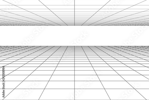 perspective grid floor background