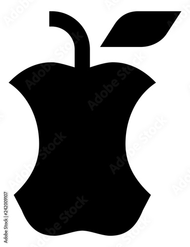 Apple Core Compost Icon