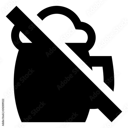 Beer Ban Prohibited Icon