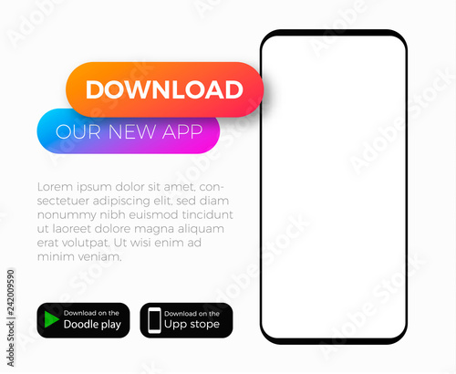 mobile application add template