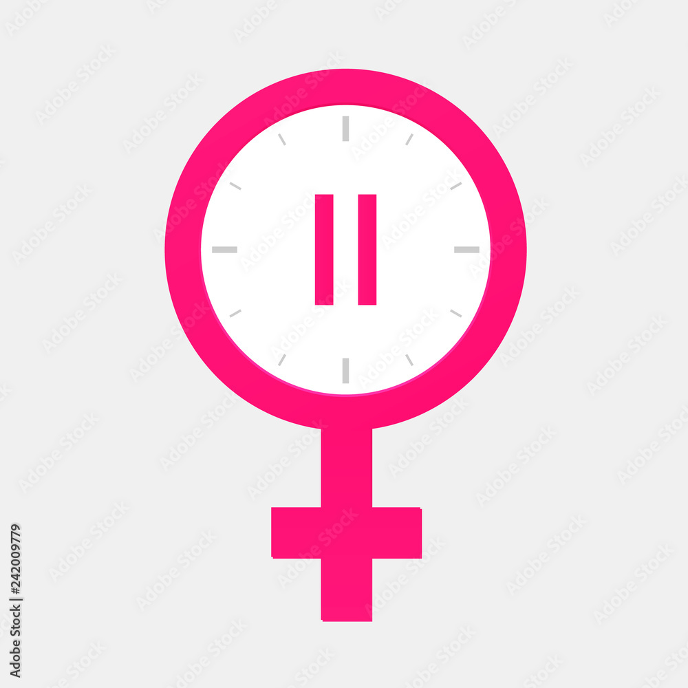 Obraz premium menstruation cycle symbol