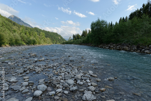 die Iller bei Fischen / Allgäu