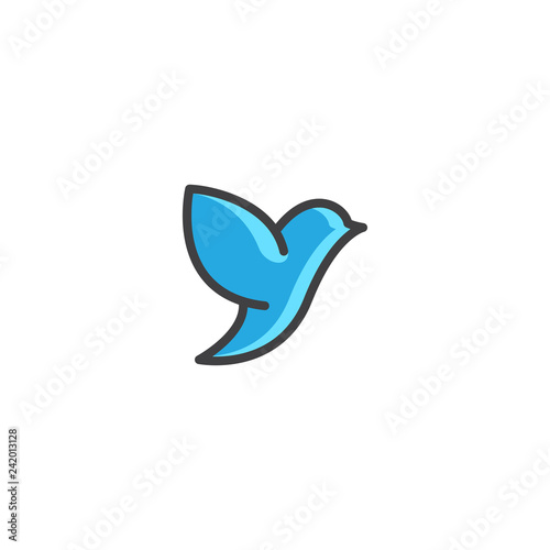 Bird logo vector design template