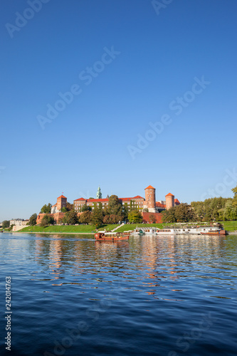 River View of the Wawel Castle in Krakow