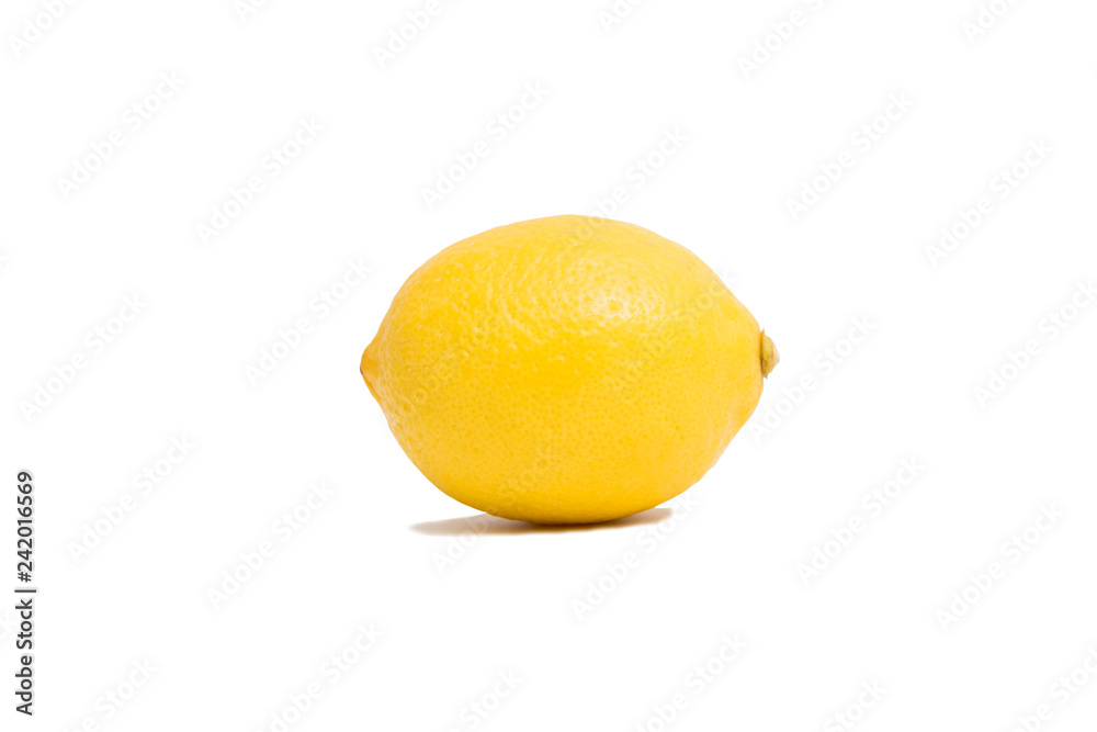 Fresh yellow lemon isolated on white backgrund. Fresh yellow lemon isolated on white backgrund.
