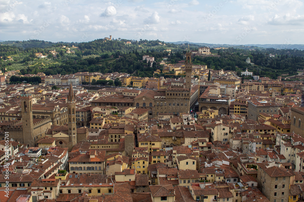 Cityscape, Florence roof tops