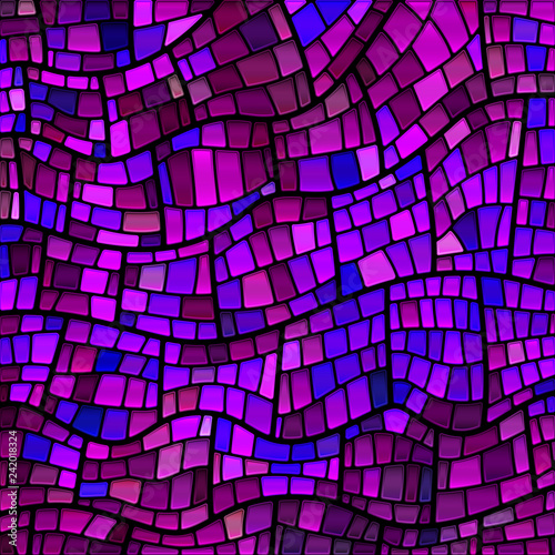 abstract vector stained-glass mosaic background