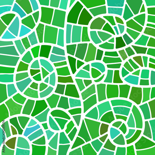 abstract vector stained-glass mosaic background