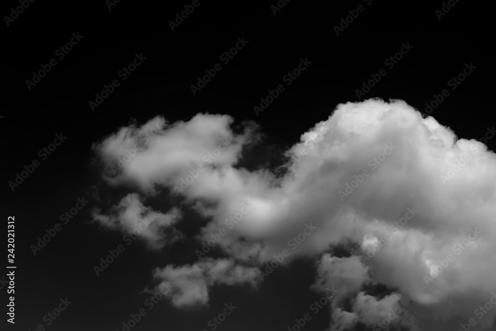Clouds over black. Clouds over black.