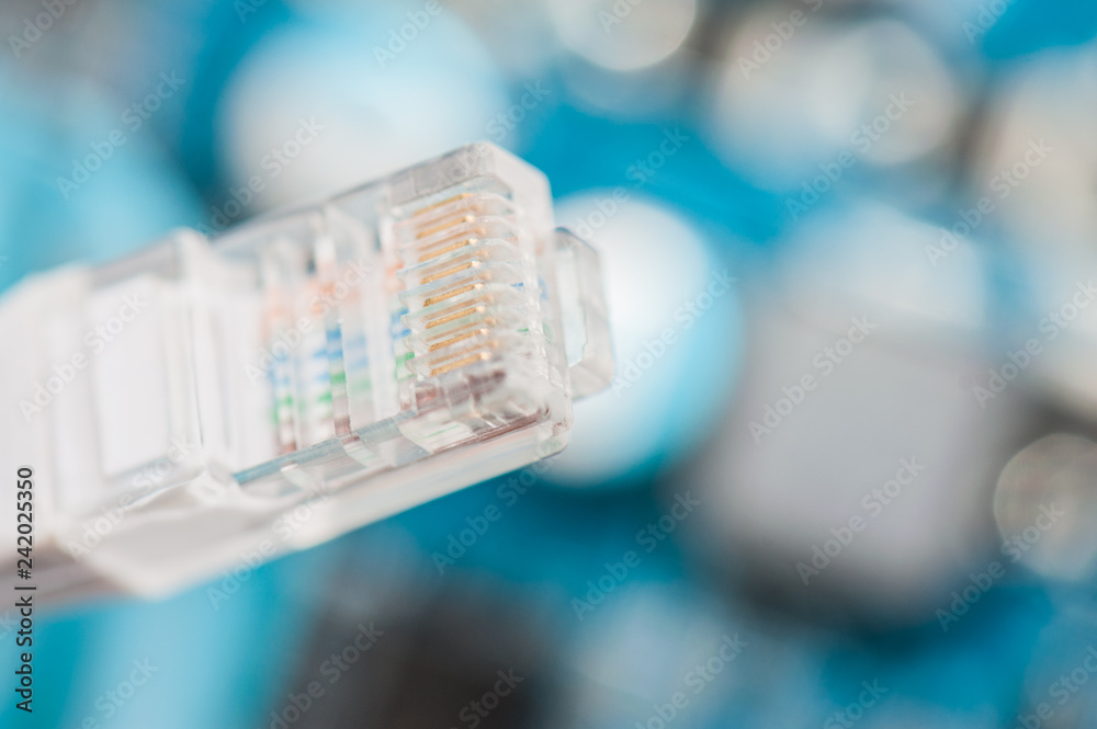 lan network cable closeup lan network cable closeup