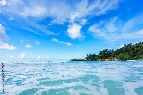 beautiful paradise beach at the police bay  seychelles 18