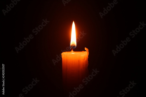 candle flame, warm light, fire