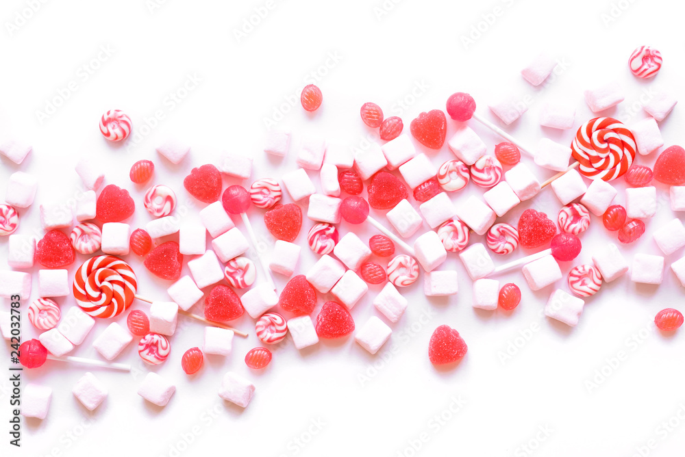 Pink sweets background Pink sweets background