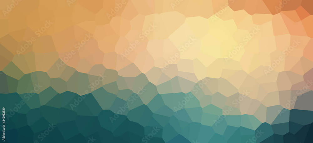 Abstract crystallized polygon shapes gradient pattern background
