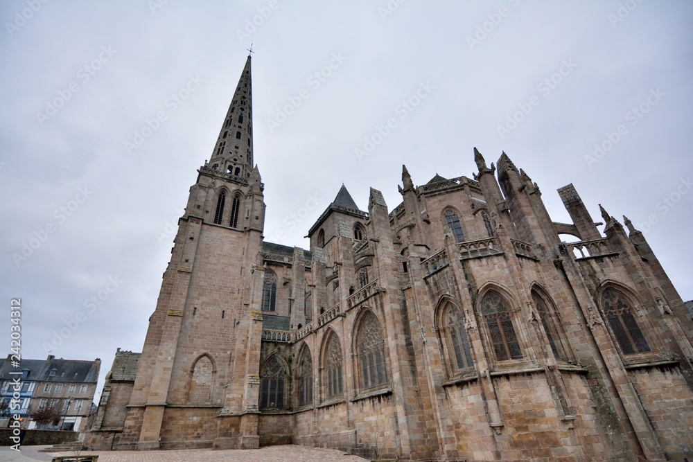 La cathédrale Saint Tugdual de Tréguier en Bretagne