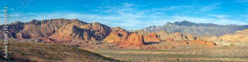 Gold Butte Bitter Ridge Panorama  Clark County  Nevada