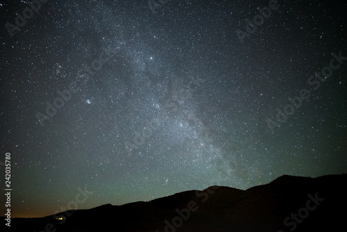 Northern Nevada Milky Way above Mountain Silhouette