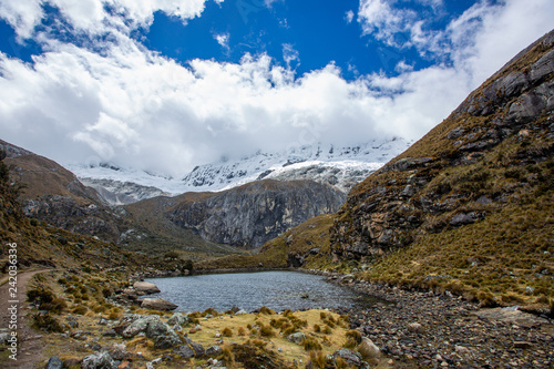 Fototapeta Naklejka Na Ścianę i Meble -  Cloud bank in the Andes 