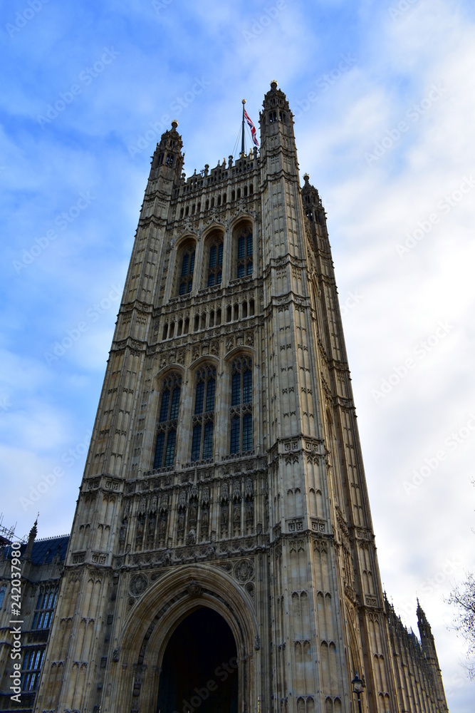 Victoria Tower, City of Westminster. London, United Kingdom. Victoria Tower, City of Westminster. London, United Kingdom.
