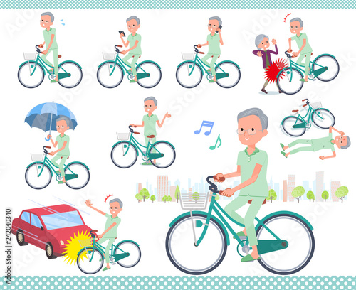 flat type patient old men_city cycle