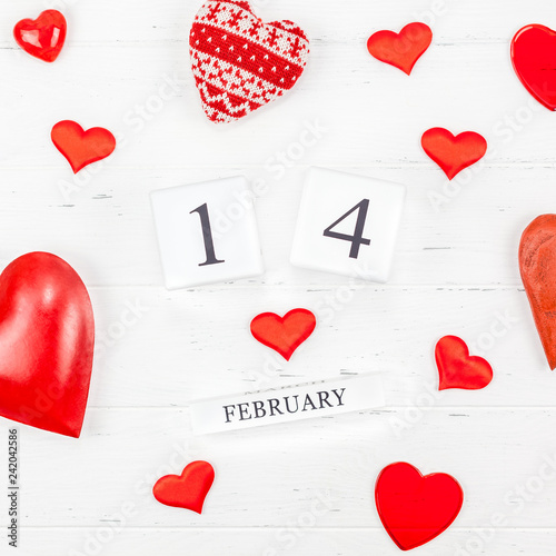 Creative Valentine Day romantic composition