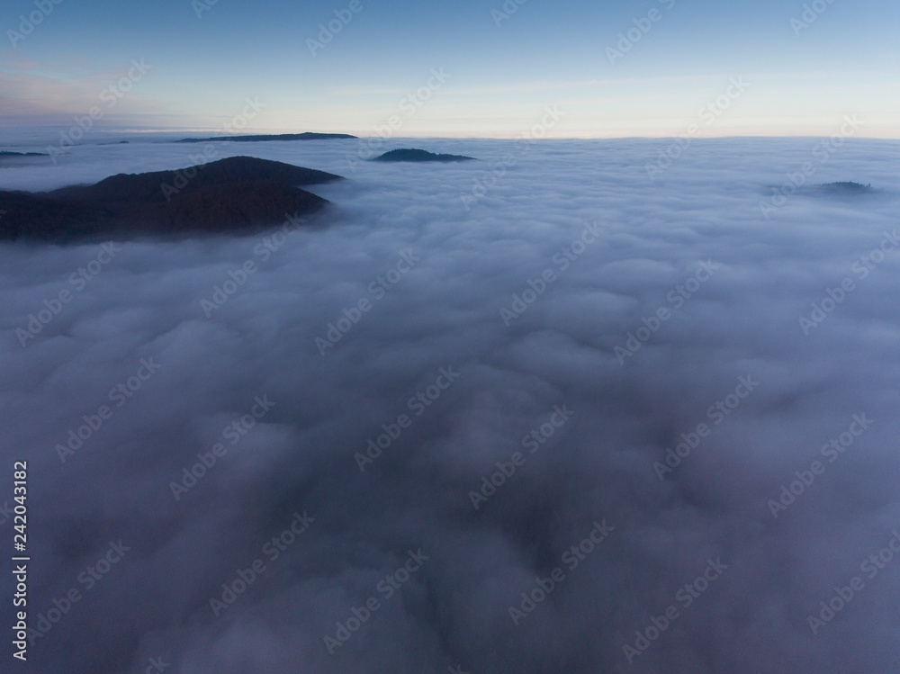 Fototapeta premium Puy en Charbonnieres-les-Varennes, Puy-de-Dome, Auvergne-Rhone-Alpes, France