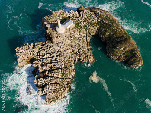 Mouro island, Santander, Cantabria, Spain photo