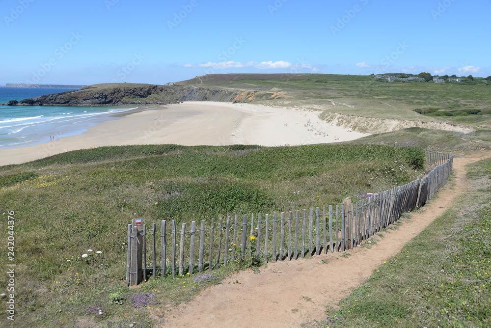Zaun an der Crozon-Halbinsel, Bretagne