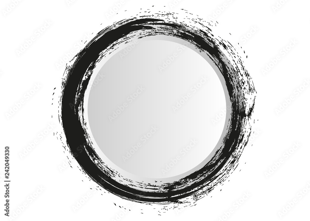 vector brush strokes circles of paint on white background. Ink hand drawn paint brush circle. Logo, label design element vector illustration. Black abstract circle. Frame. vector brush strokes circles of paint on white background. Ink hand drawn paint brush circle. Logo, label design element vector illustration. Black abstract circle. Frame.