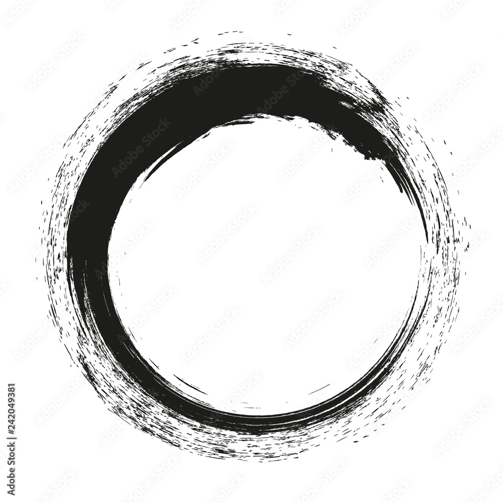 vector brush strokes circles of paint on white background. Ink hand drawn paint brush circle. Logo, label design element vector illustration. Black abstract circle. Frame. vector brush strokes circles of paint on white background. Ink hand drawn paint brush circle. Logo, label design element vector illustration. Black abstract circle. Frame.
