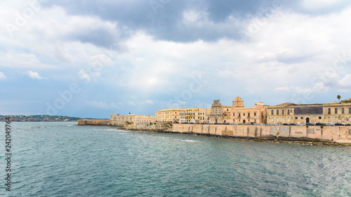Waterfront of Ortygia Island in Syracuse