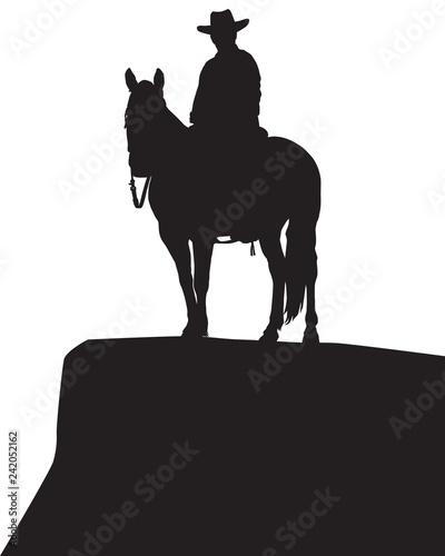 Cowboy in Silhouette 2