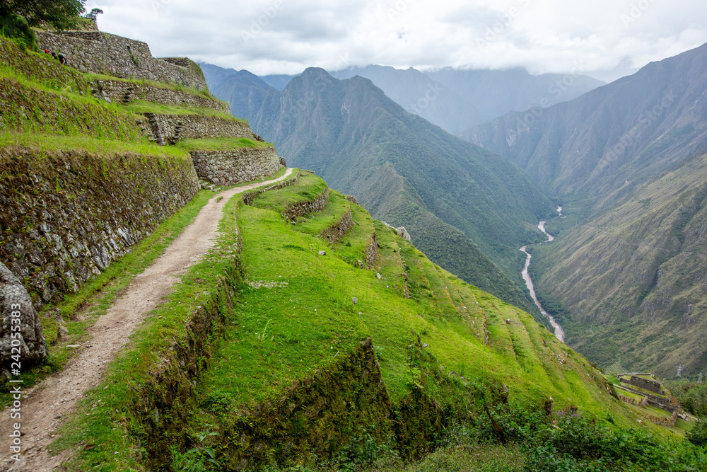Incan agricultural terraces Incan agricultural terraces