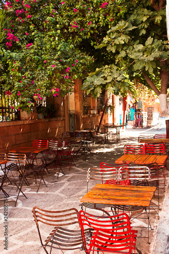 A charming old house on the island of Egina, the city of Egina, the Saronic region, Greece