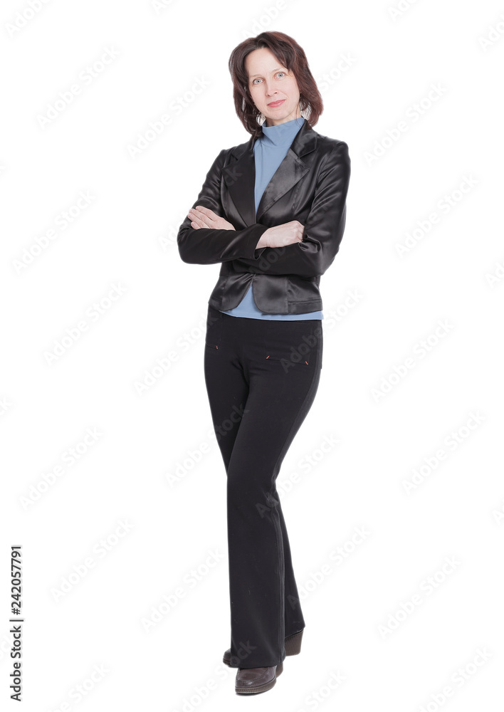 portrait of successful business woman.isolated on white portrait of successful business woman.isolated on white